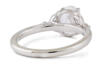 gallery view of Marquise Diamond Accent Engagement Ring with Oval Center Stone