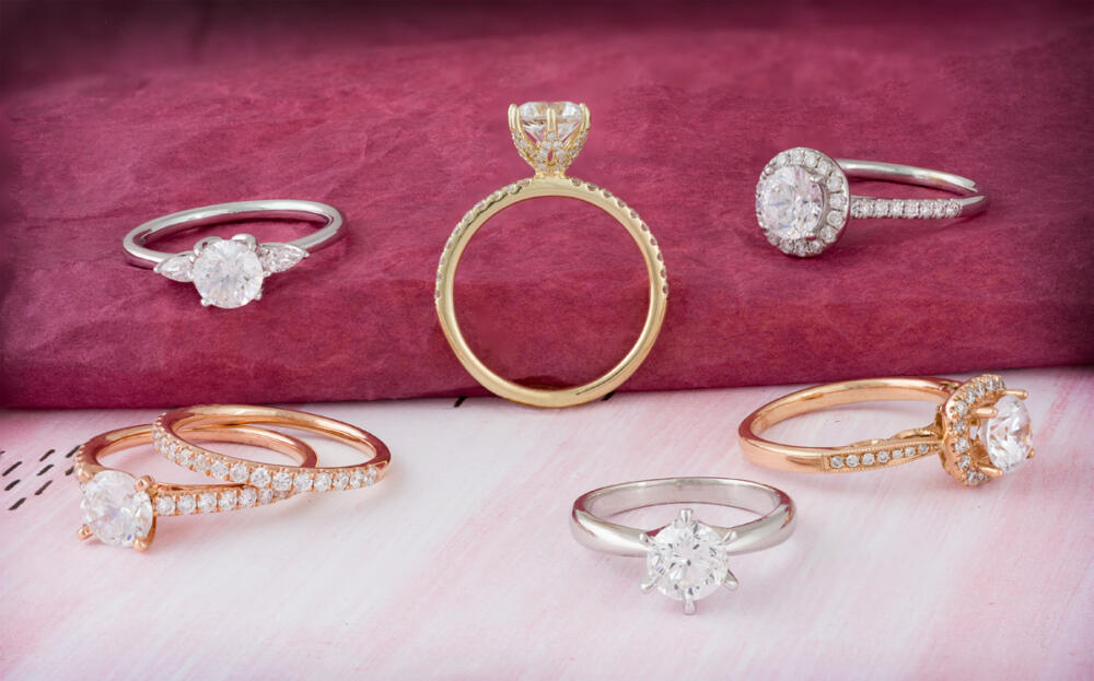Collection of engagement rings on sale now