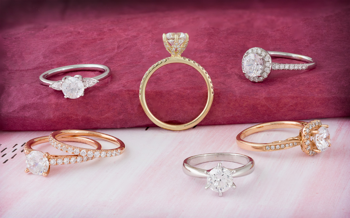Beautiful Bride Collection Halo Diamond Ring Set 1ctw Lifetime Warranty,  Free Shipping – BW James Jewelers