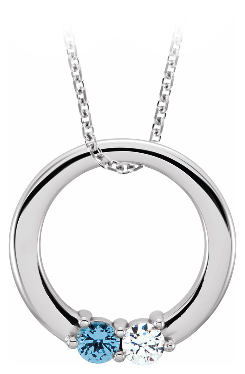 Going Round In Circle' Pendant Necklace - Swaabhi