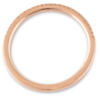 thin rose gold diamond band through