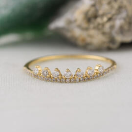 front angle crown ring