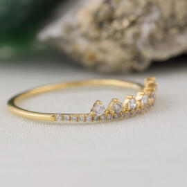 side angle on francy backgroundcrown ring