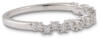 side angle alternating staggared diamond band white background