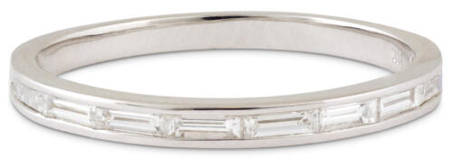 Modern Baguette Diamond Stackable Band