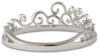 back angle filigree diamond crown band