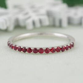 fancy background front angle straight ruby stacking band