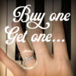 Stackable bands buy one get one for 75 percent off