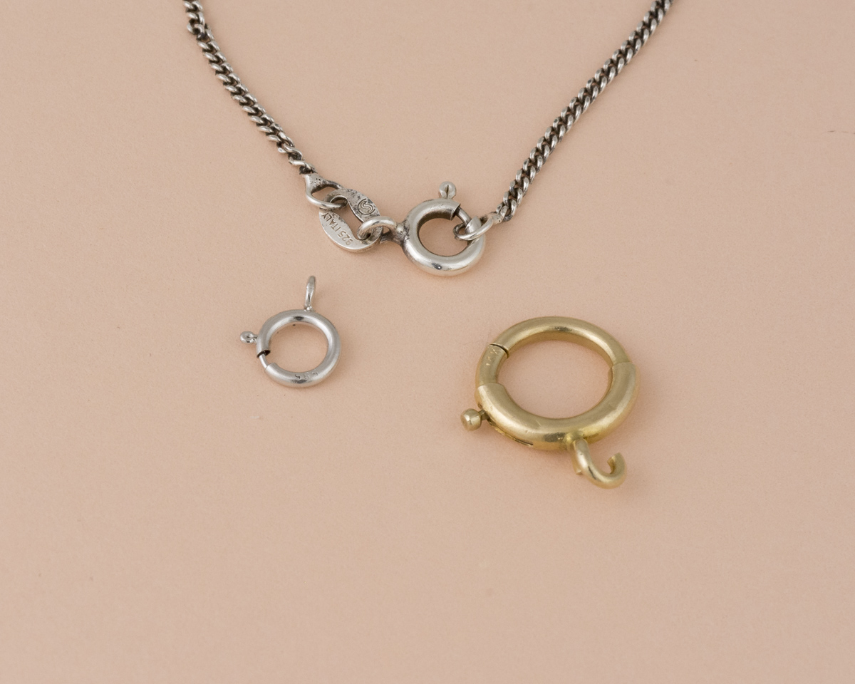 Diamond Key Ring Clasp — Michelle Fantaci Fine Jewerlry