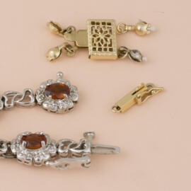 Group of different box clasps