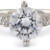 compass cathedral diamond engagement ring front view
