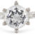 6 prong diamond engagement ring front