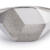 Sterling silver hexagon cube illusion ring - front view