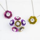 A bouquet of titanium floral jewelry