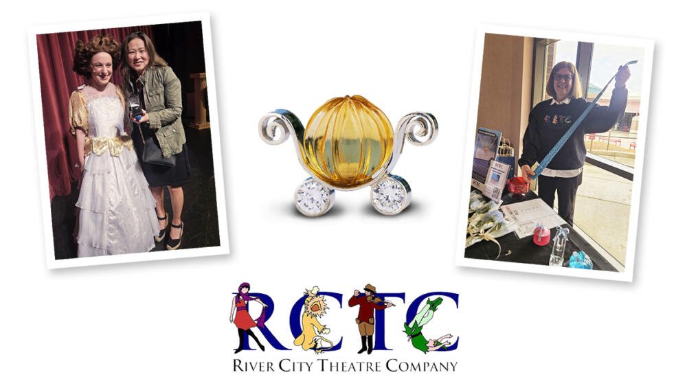 The pumpkin carriage pendant we made for RCTC with some photos from the performance event