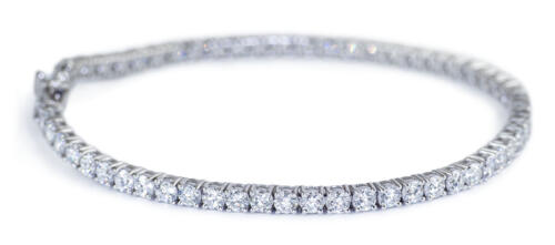 5ct Tennis Bracelet with Lab Grown Diamonds in 14k White Gold