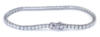 5 carat lab grown diamond tennis bracelet clasp view